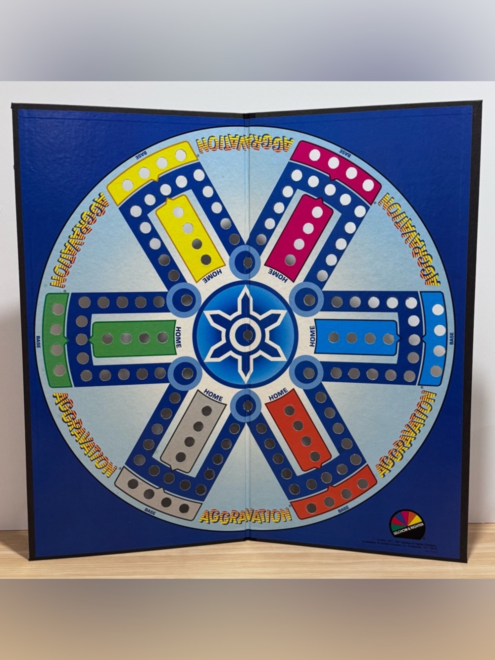 VTG 1987 Aggravation Board Game The Original Deluxe Selchow & Righter Complete - Picture 5 of 16